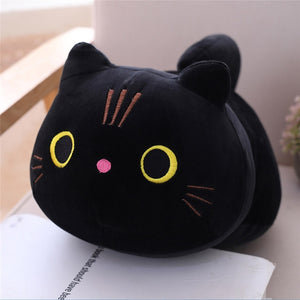 Black Cute Cat Pillow